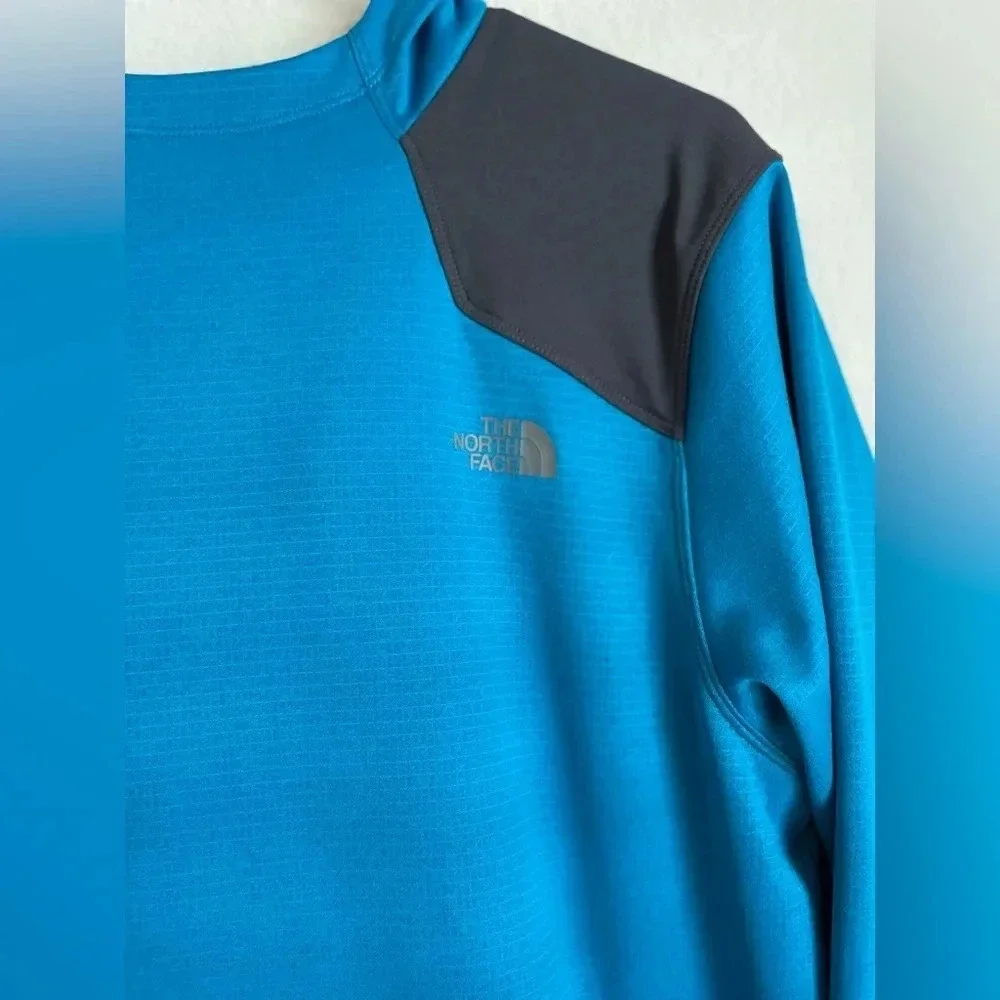 The North Face Jacket Ampere Hoodie Pullover Flashdry Sweatshirt blue size M